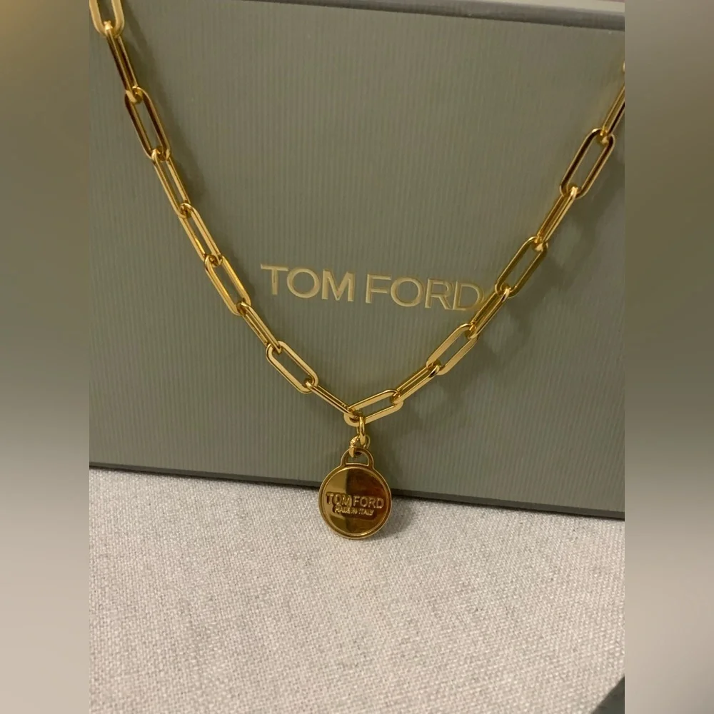 New TOM FORD Brass Body Chain